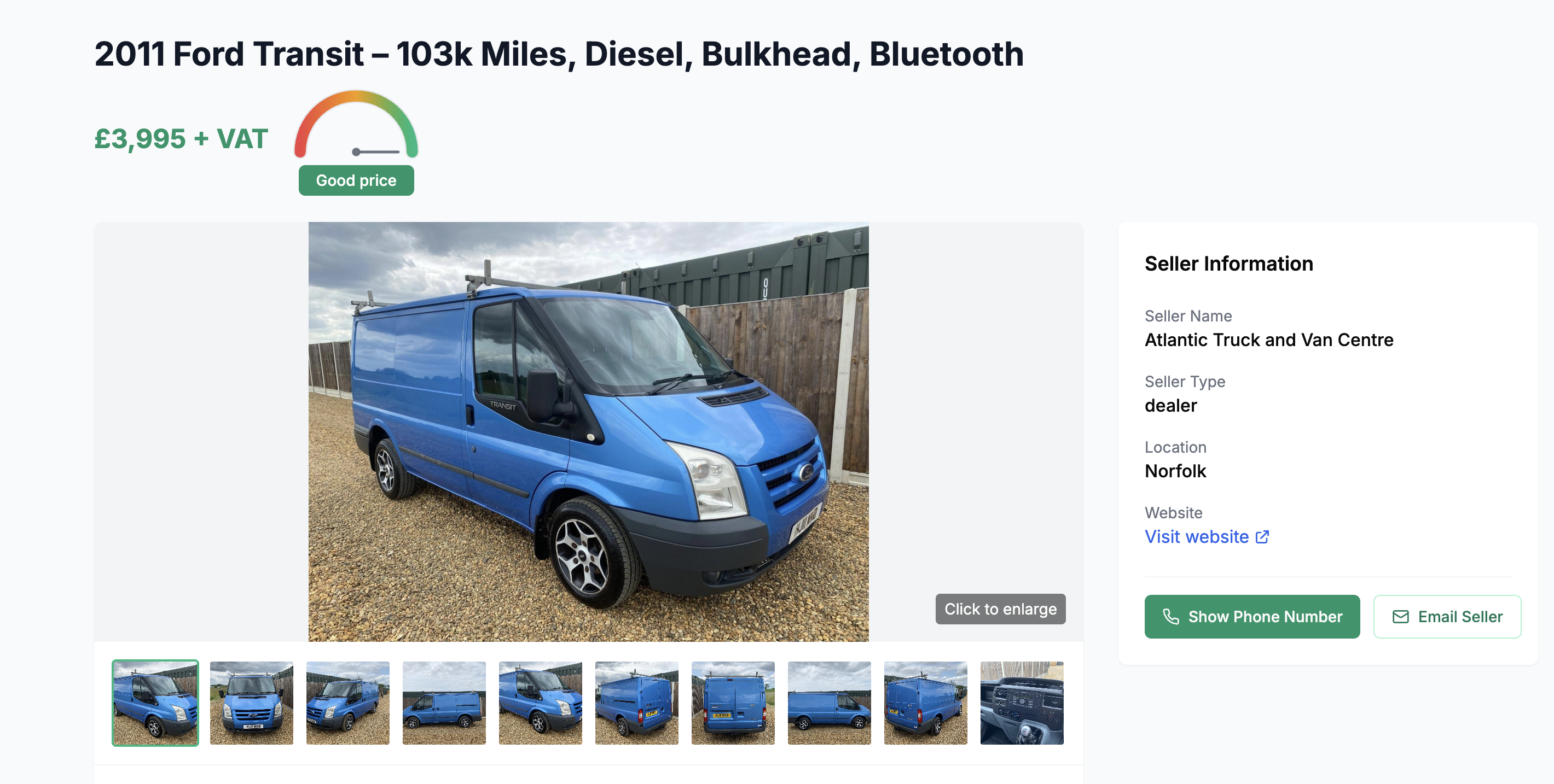 used ford transit under 5000