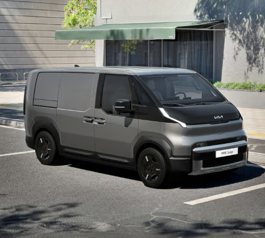 kia pv5 on the street 