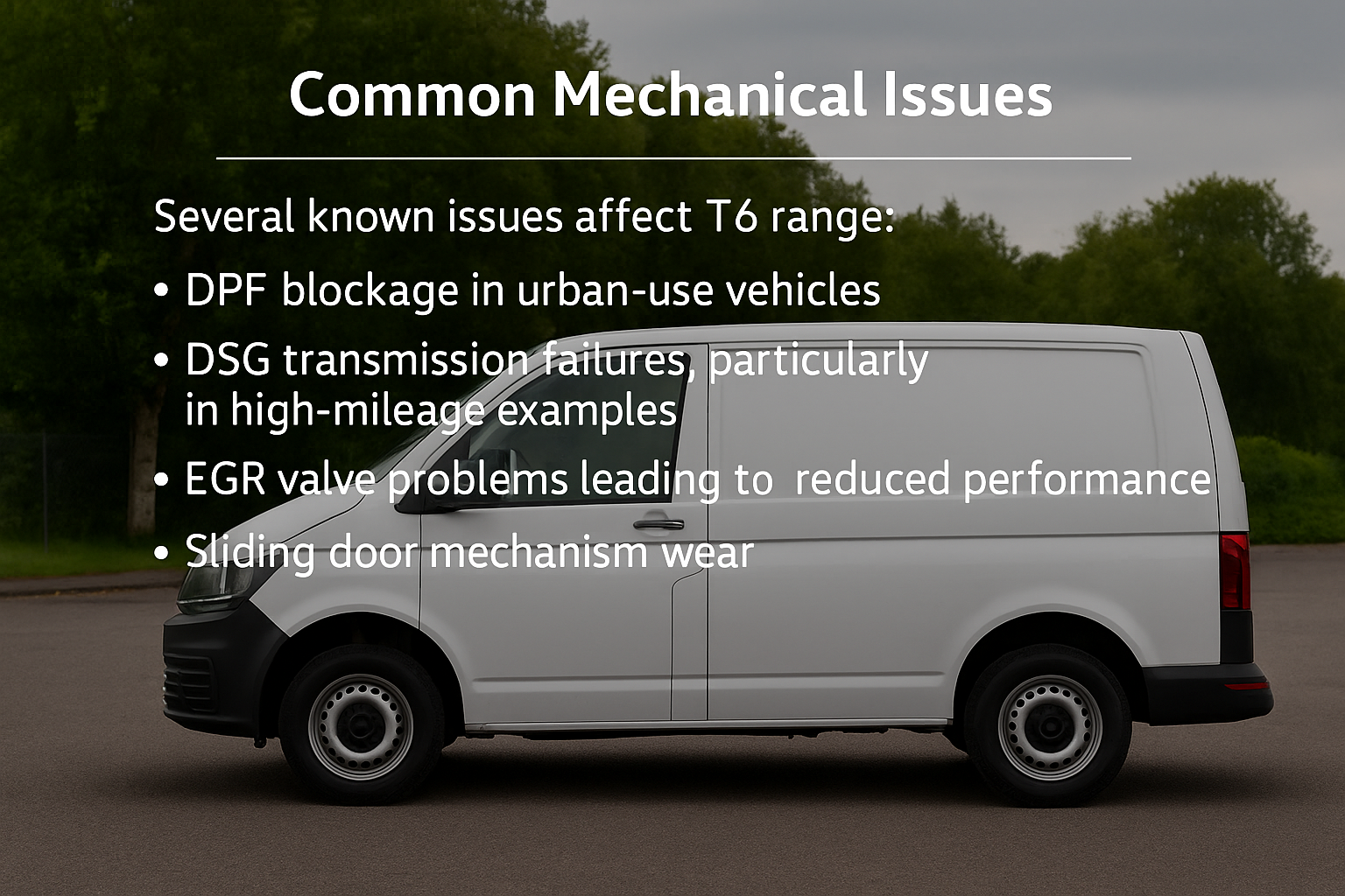 transporter t6 common mechanical issues