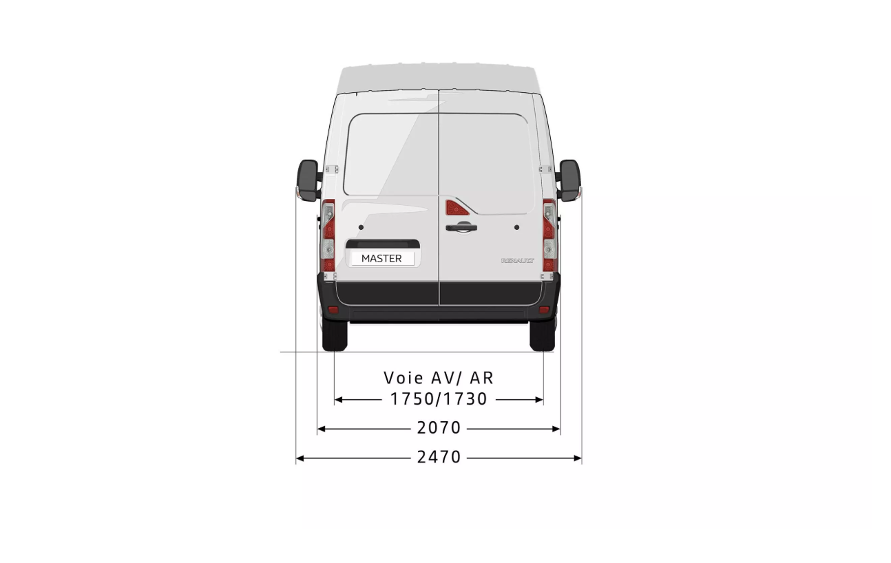 renault master dimensions rear