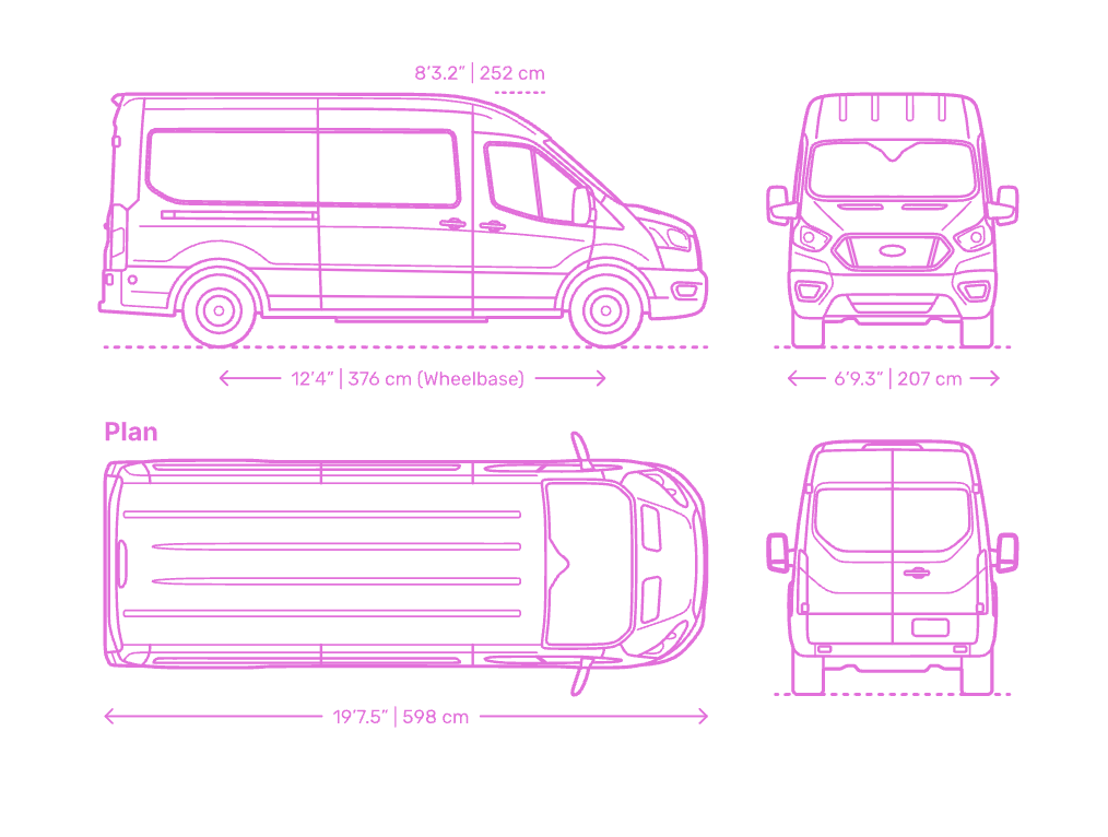 ford transit dimensions