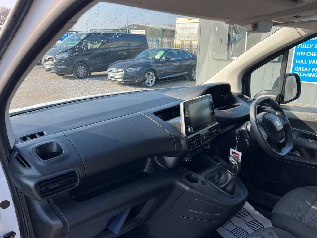 2020 Peugeot Partner 1.5 BlueHDi 1000 Professional Panel Van (100bhp) | Euro 6 | ULEZ Compliant - Thumbnail 5