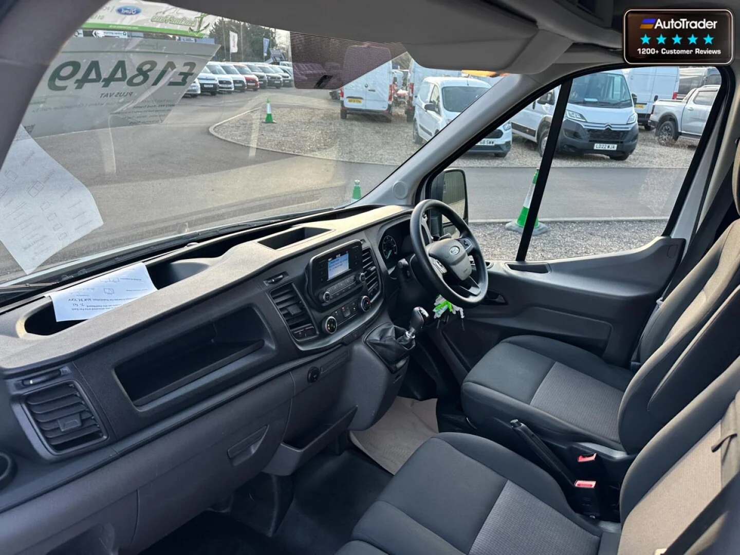 Ford Transit LWB L3H3 High Roof 350 Leader A/C Side Door EURO 6 - Thumbnail 4
