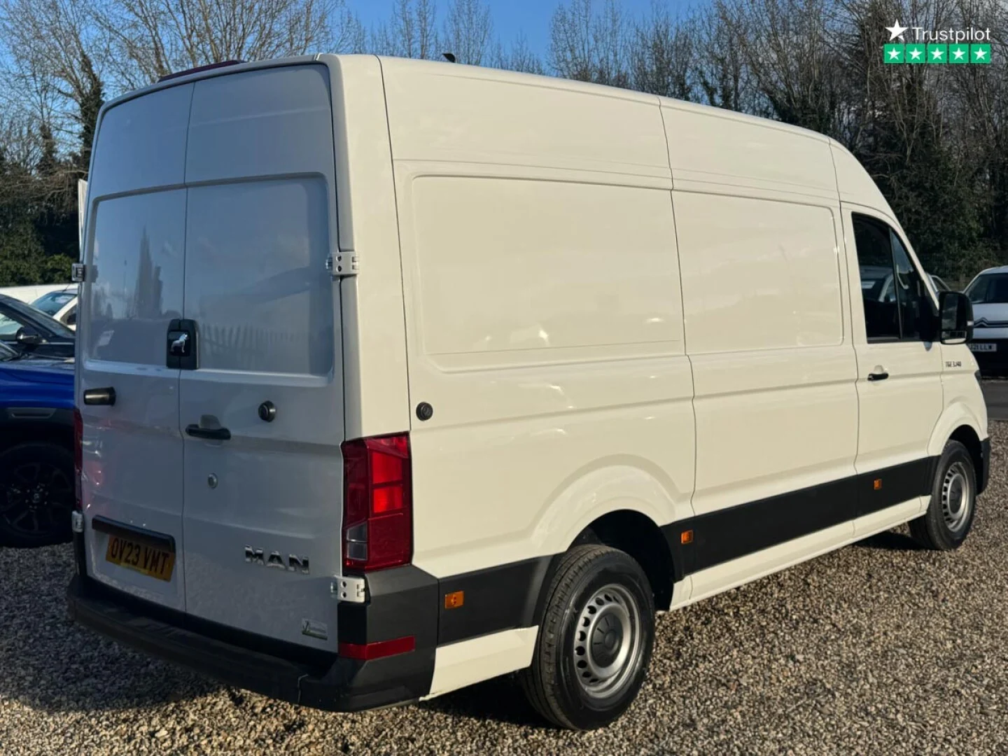 2023 MAN TGE 3.140 Lion XS SWB Panel Van β Medium Roof | Euro 6 | Air Con | Sensors | White | ULEZ Compliant - Thumbnail 8