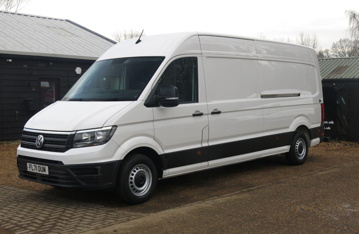 2021 Volkswagen Crafter 2.0 TDI CR35 Startline LWB High Roof – 140HP | Temp-Controlled Conversion | Euro 6 | Air Con | +VAT - Thumbnail 4