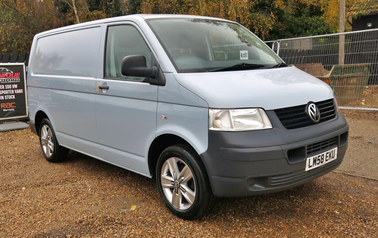 2008 Volkswagen Transporter T5 1.9 TDI SWB Panel Van – No VAT | Pure Grey | 5-Speed Manual