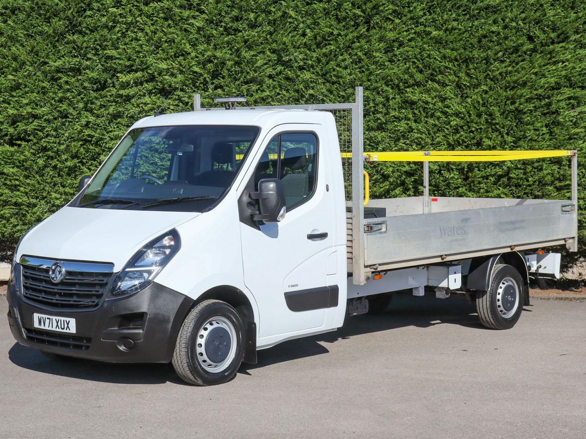 2021 (71) Vauxhall Movano F3500 FWD 13' L3 LWB Dropside Pick Up