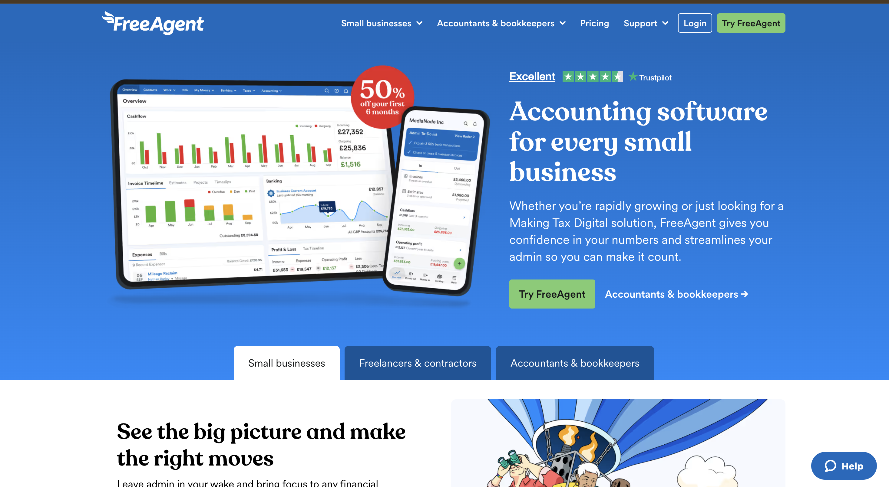 FreeAgent accounting software